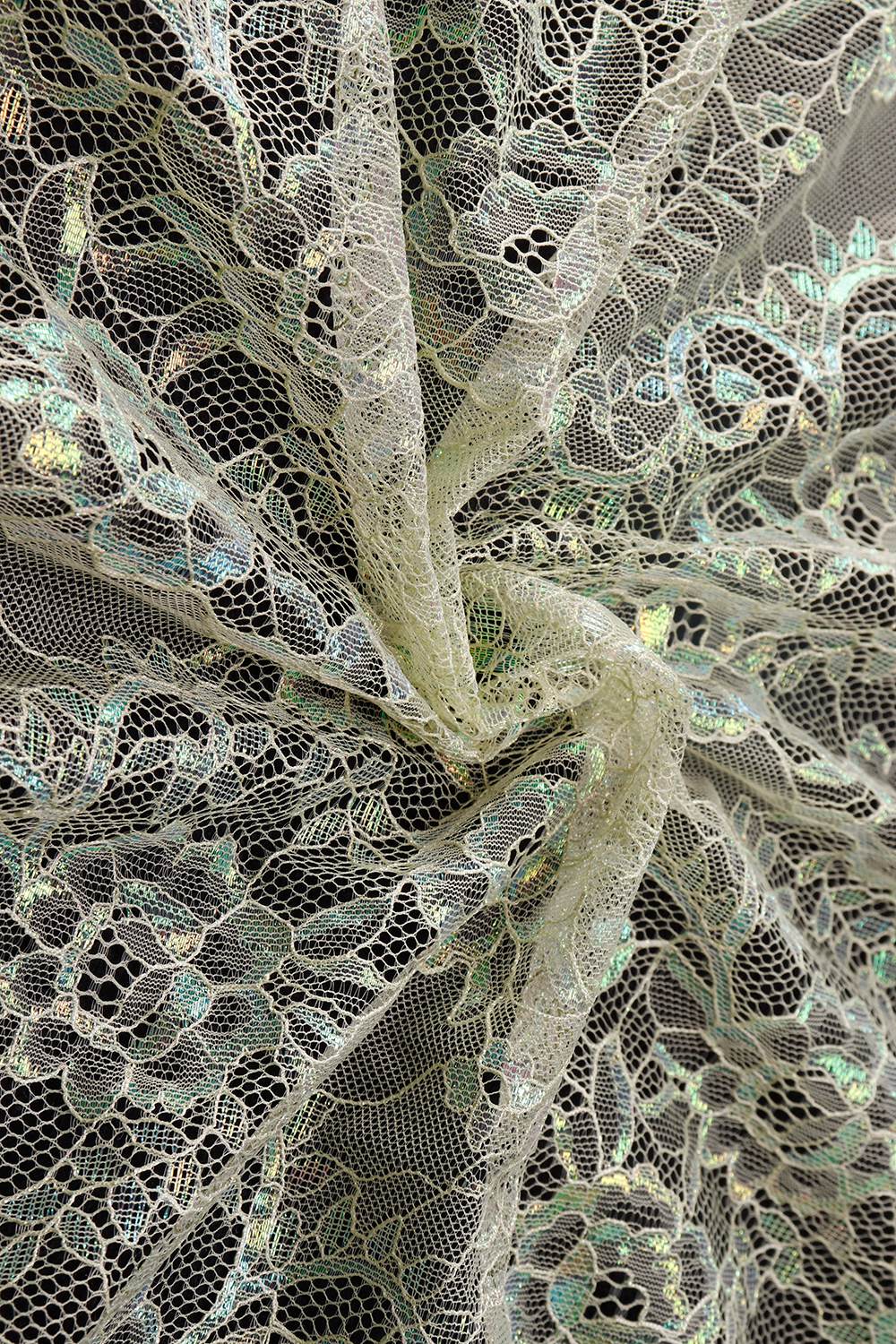 Lizhiying Symphony Metallic Innovative Design Lace Fabric